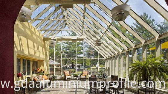 Jihua Aluminium Sunshine House Aluminum Sunroom Glass Sunroom